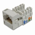 Ethernet shield Cobre 8 pinos 3M CAT6 CAT5e FTP Keystone Jack VOL-OCK6-U8 com obturador